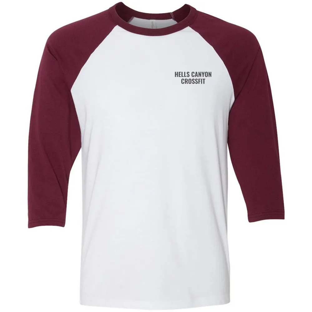 Hells Canyon CrossFit - 202 - Gray - Men's Baseball T-Shirt