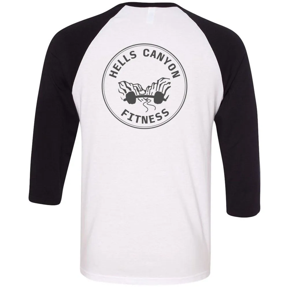 Hells Canyon CrossFit - 202 - Gray - Men's Baseball T-Shirt