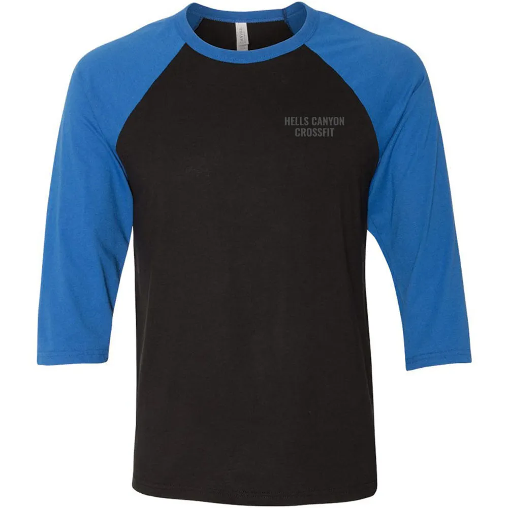Hells Canyon CrossFit - 202 - Gray - Men's Baseball T-Shirt