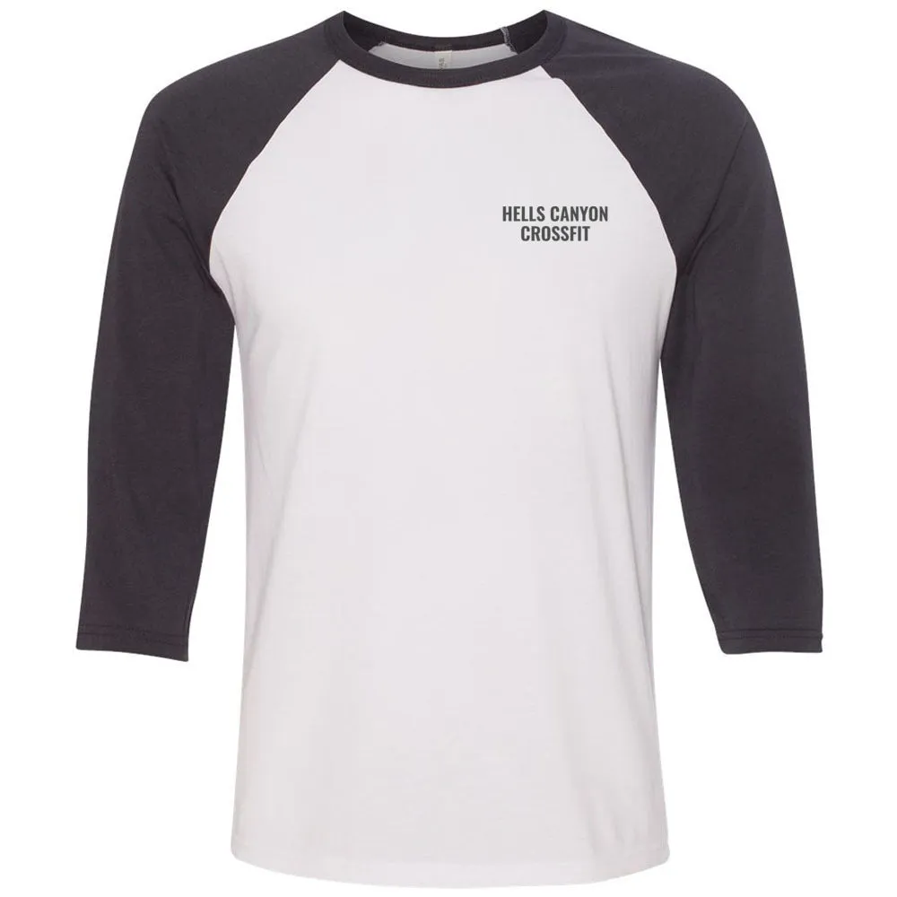 Hells Canyon CrossFit - 202 - Gray - Men's Baseball T-Shirt