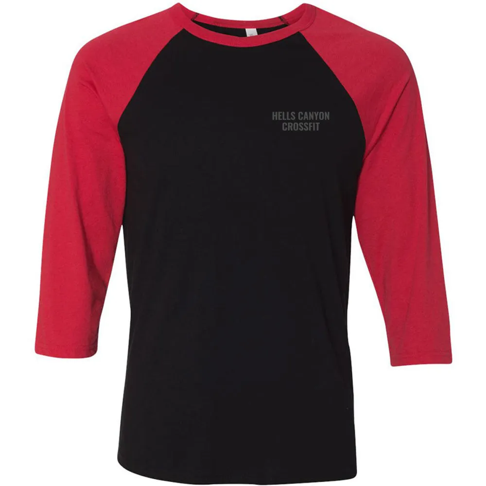 Hells Canyon CrossFit - 202 - Gray - Men's Baseball T-Shirt