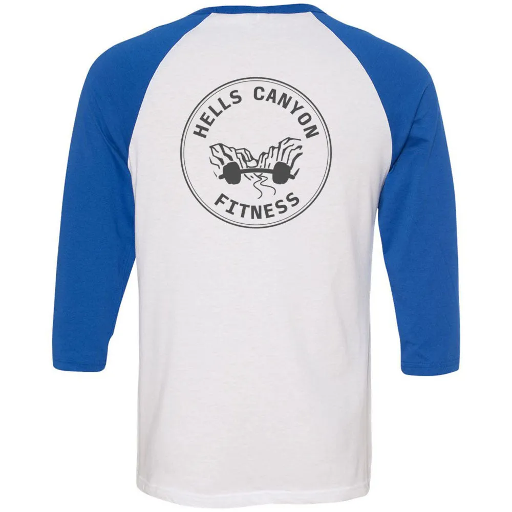 Hells Canyon CrossFit - 202 - Gray - Men's Baseball T-Shirt