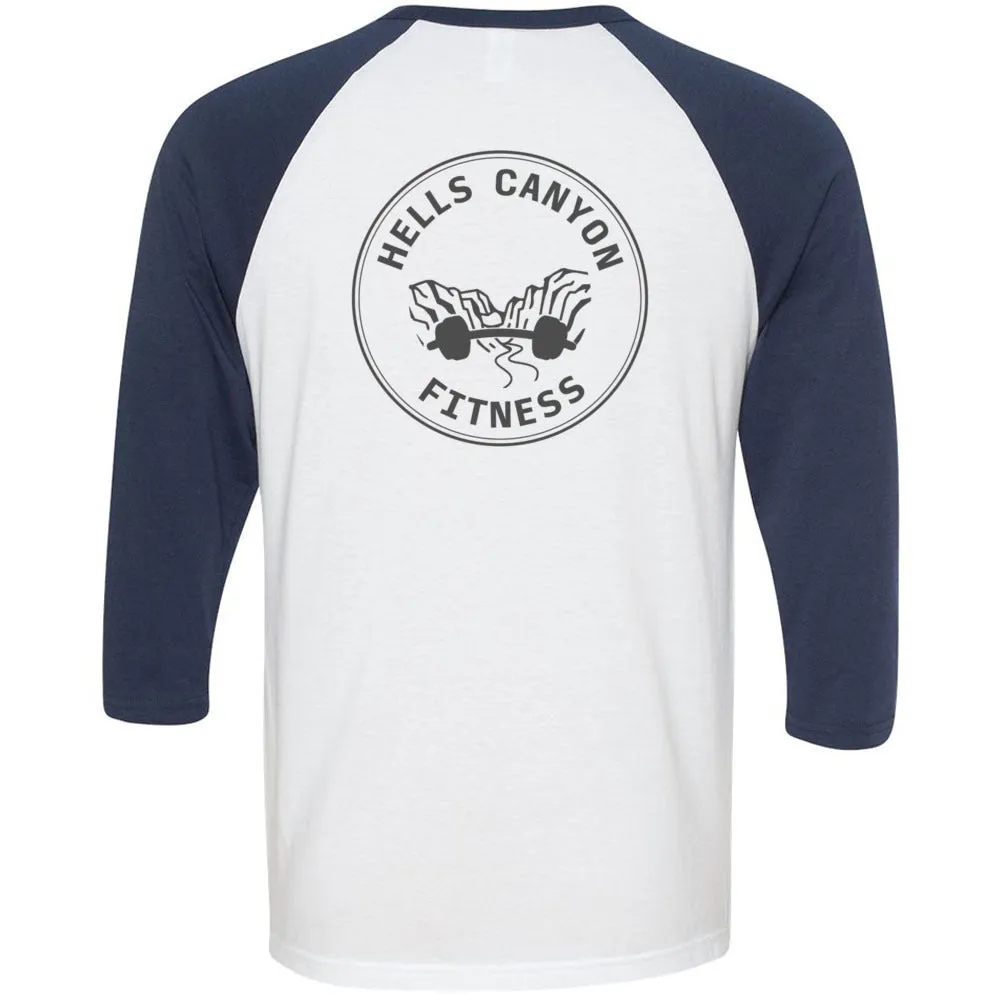 Hells Canyon CrossFit - 202 - Gray - Men's Baseball T-Shirt