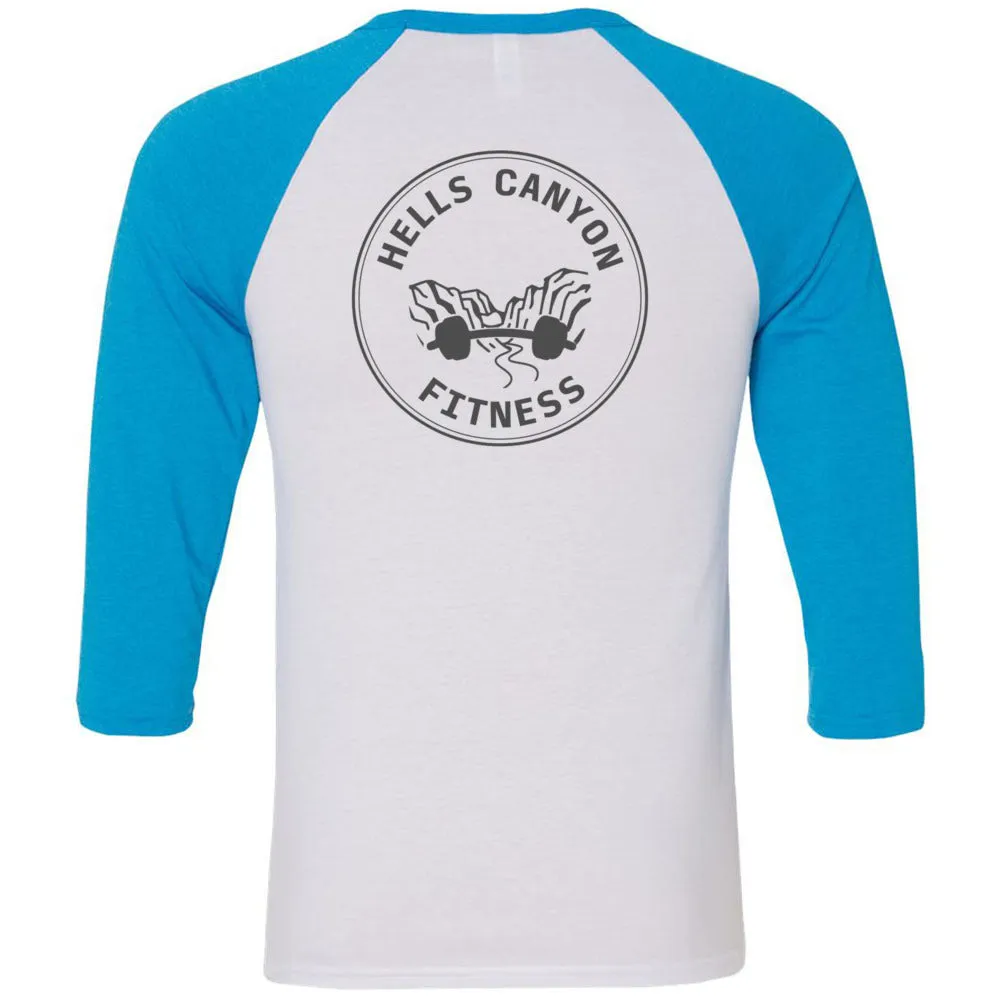 Hells Canyon CrossFit - 202 - Gray - Men's Baseball T-Shirt