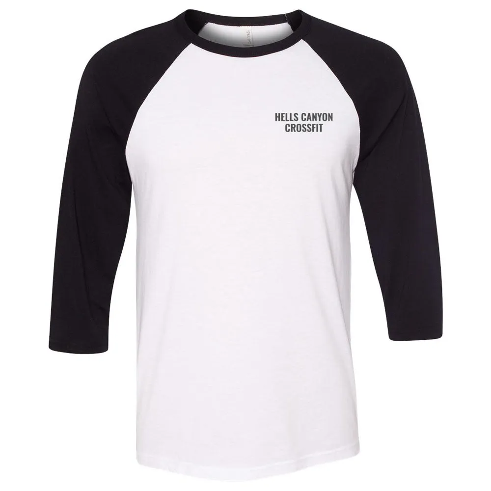 Hells Canyon CrossFit - 202 - Gray - Men's Baseball T-Shirt
