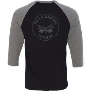 Hells Canyon CrossFit - 202 - Gray - Men's Baseball T-Shirt