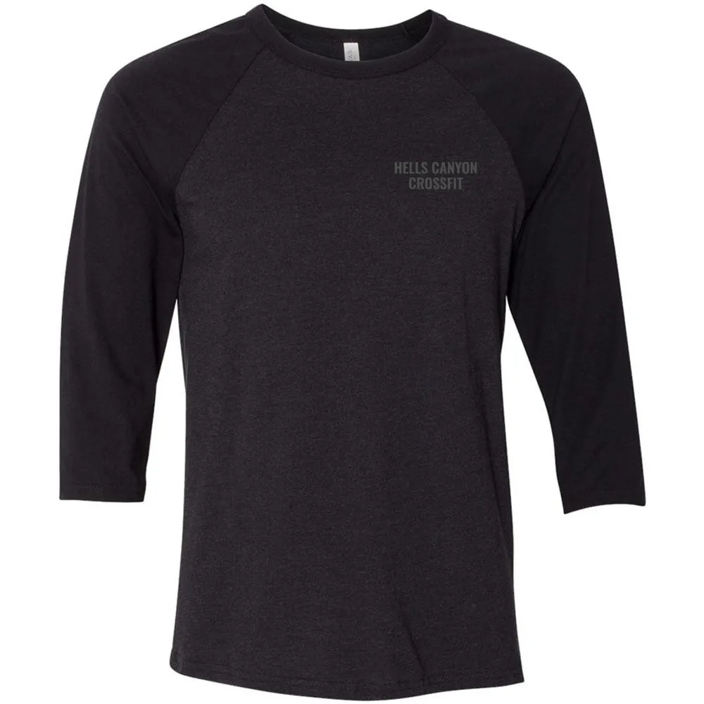 Hells Canyon CrossFit - 202 - Gray - Men's Baseball T-Shirt