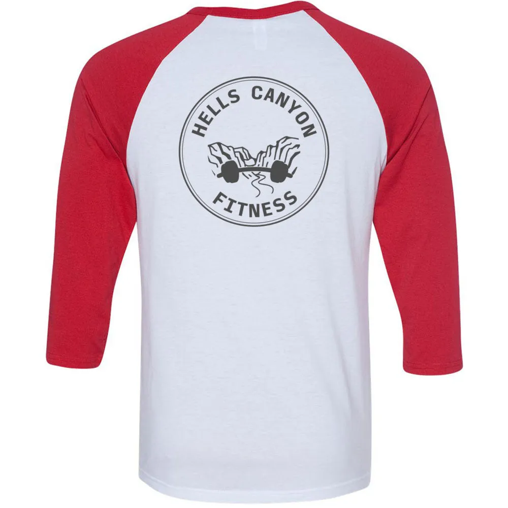 Hells Canyon CrossFit - 202 - Gray - Men's Baseball T-Shirt