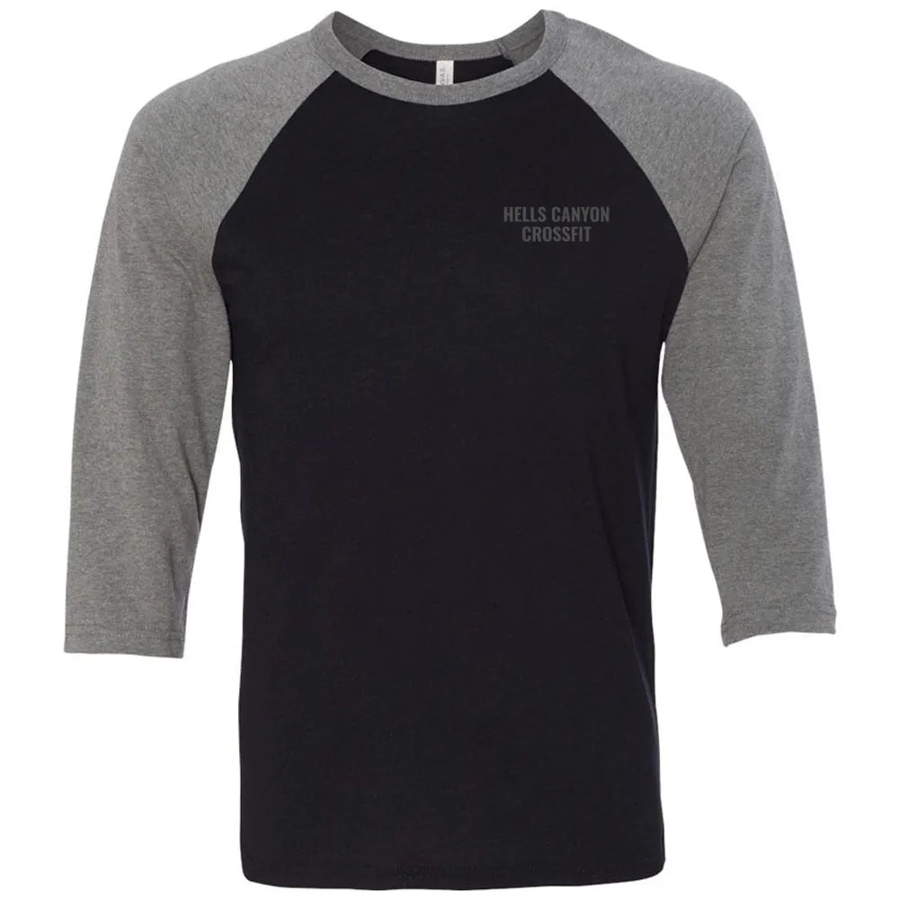 Hells Canyon CrossFit - 202 - Gray - Men's Baseball T-Shirt