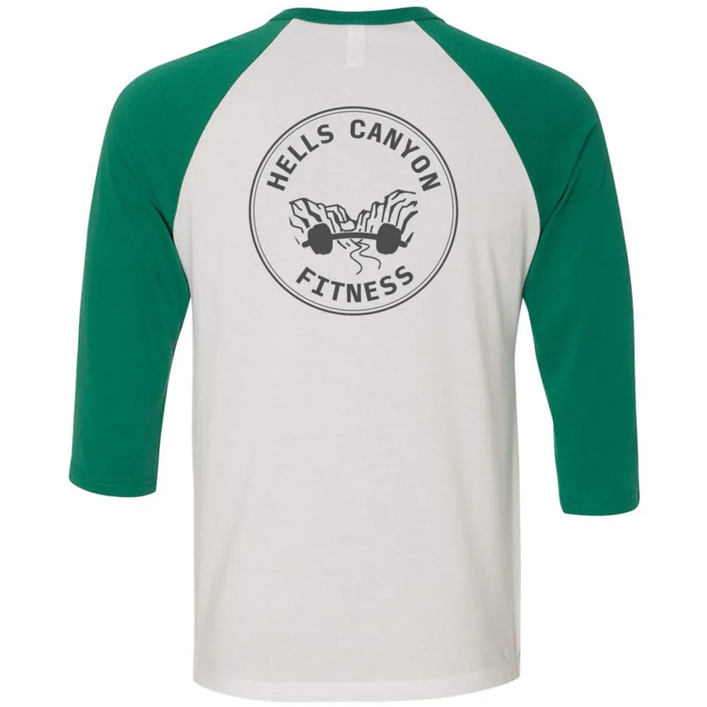 Hells Canyon CrossFit - 202 - Gray - Men's Baseball T-Shirt