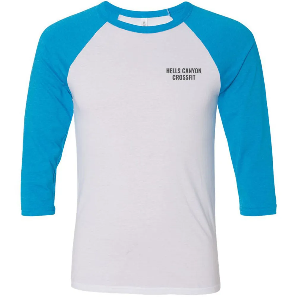 Hells Canyon CrossFit - 202 - Gray - Men's Baseball T-Shirt