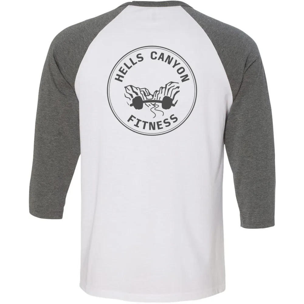 Hells Canyon CrossFit - 202 - Gray - Men's Baseball T-Shirt