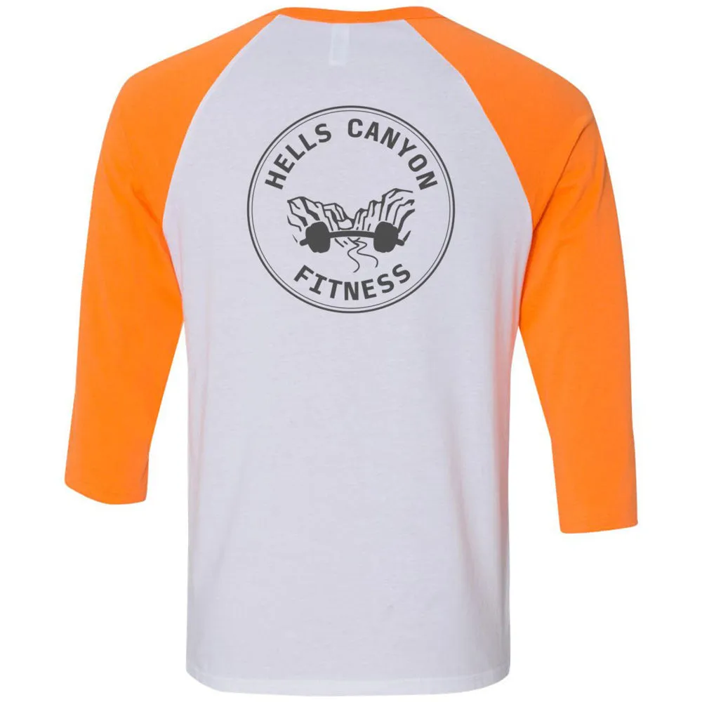 Hells Canyon CrossFit - 202 - Gray - Men's Baseball T-Shirt