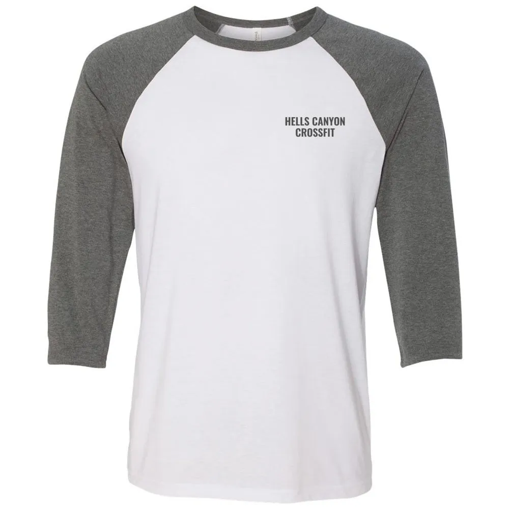 Hells Canyon CrossFit - 202 - Gray - Men's Baseball T-Shirt