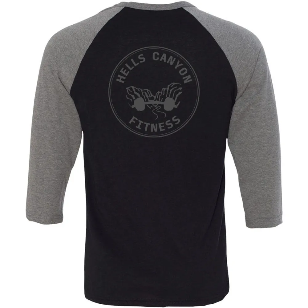 Hells Canyon CrossFit - 202 - Gray - Men's Baseball T-Shirt