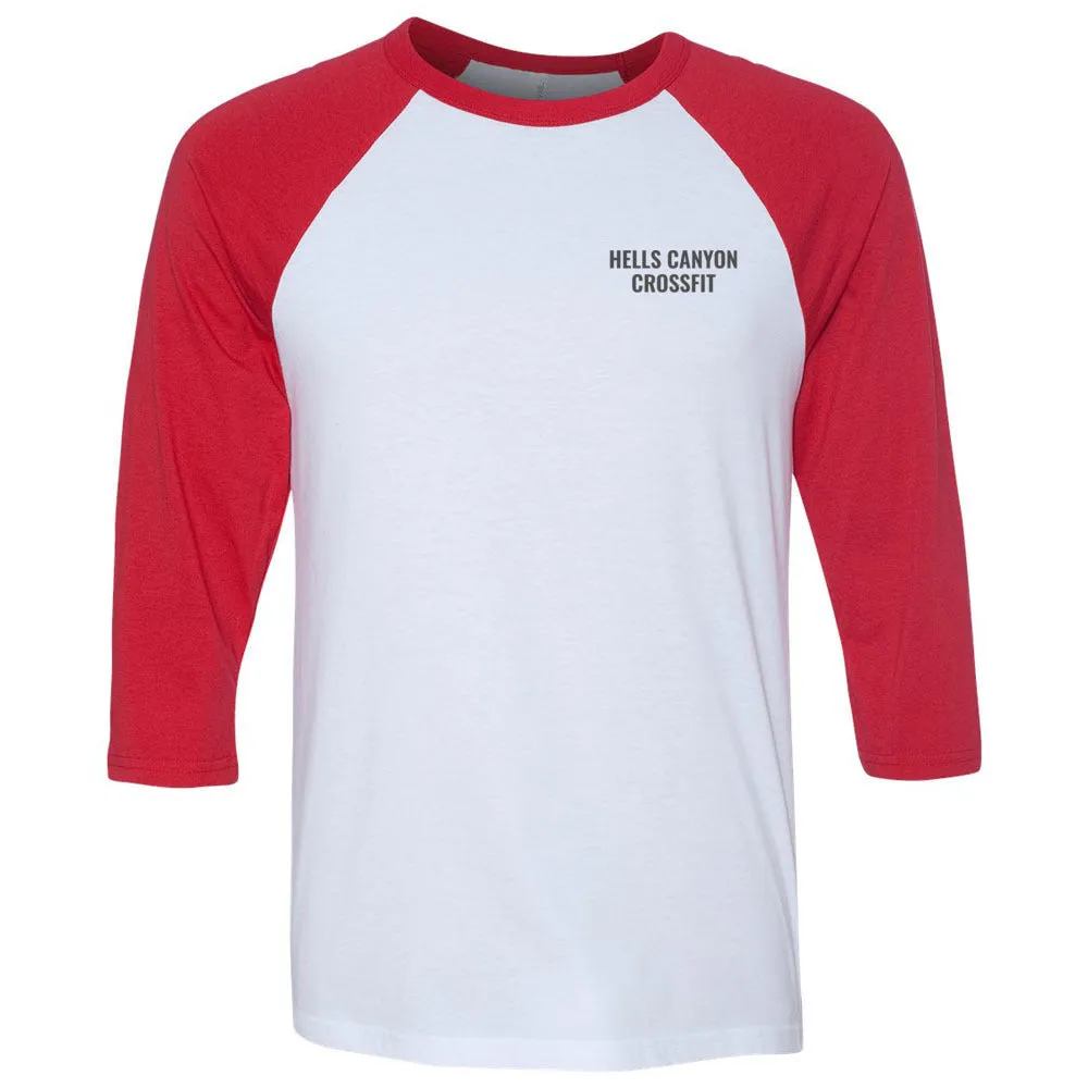 Hells Canyon CrossFit - 202 - Gray - Men's Baseball T-Shirt