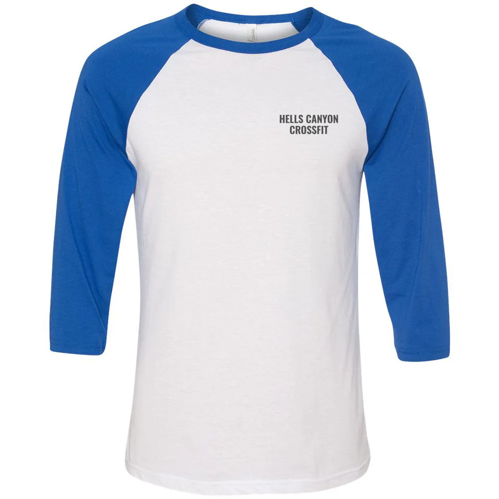 Hells Canyon CrossFit - 202 - Gray - Men's Baseball T-Shirt
