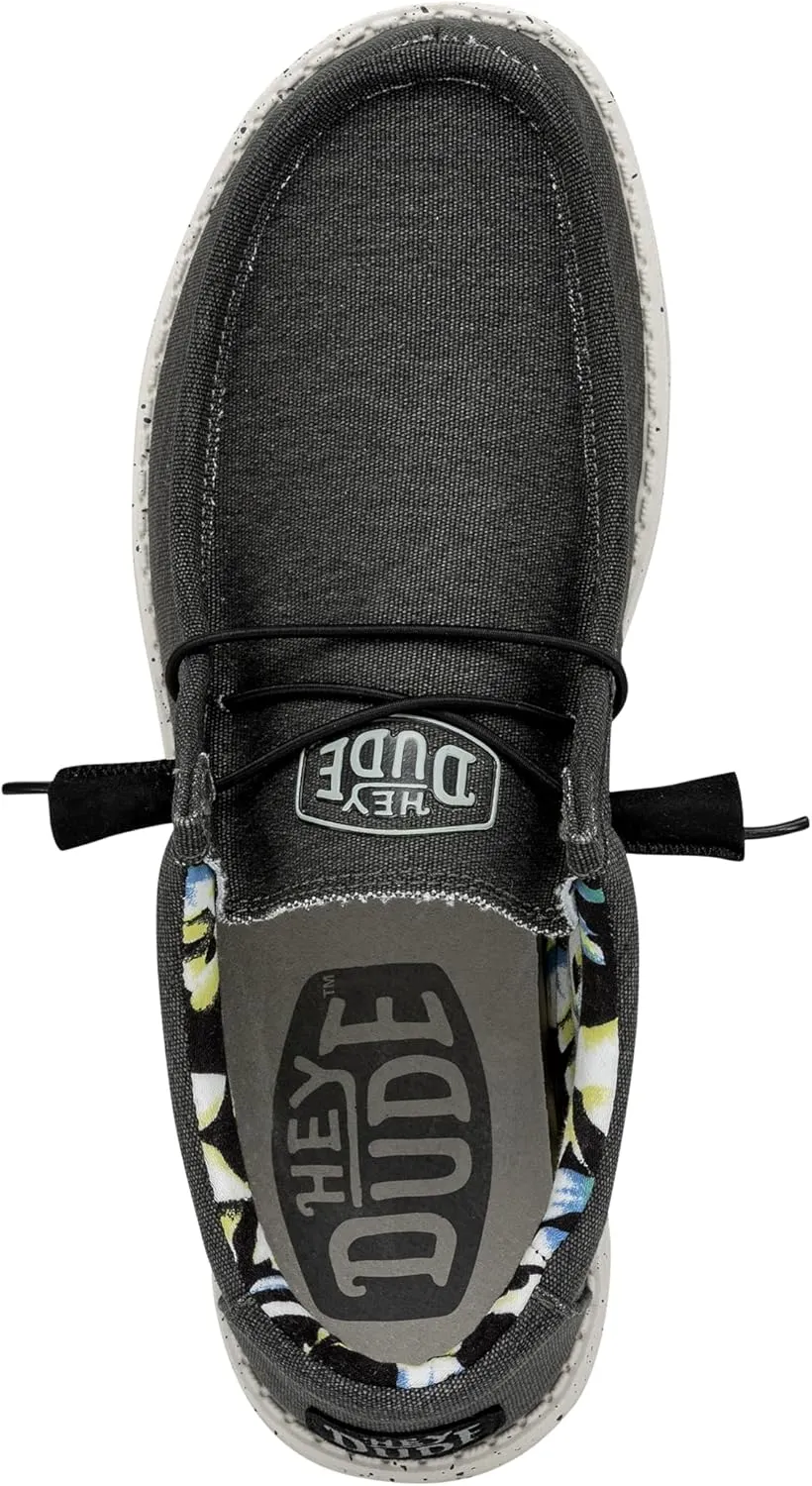 Hey Dude Men's Wally Stretch | Men's Loafers | Comfortable & Light-Weight
