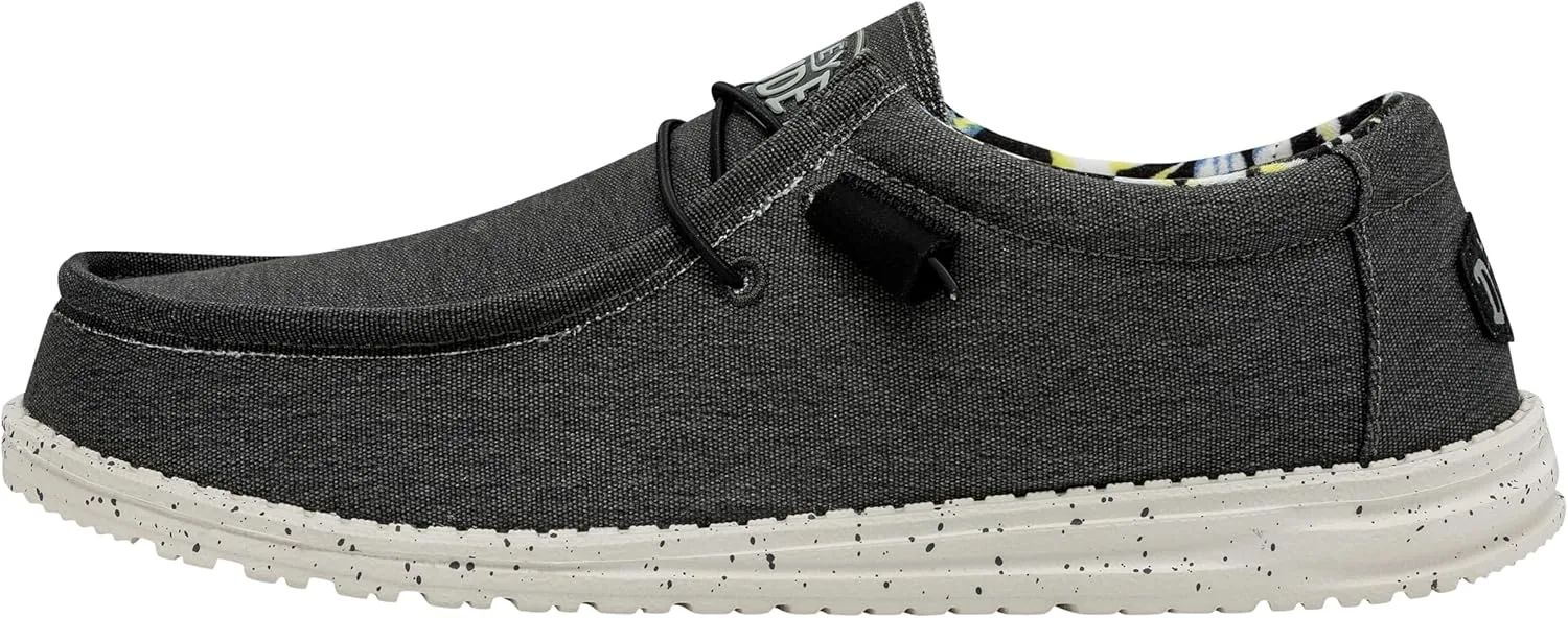 Hey Dude Men's Wally Stretch | Men's Loafers | Comfortable & Light-Weight