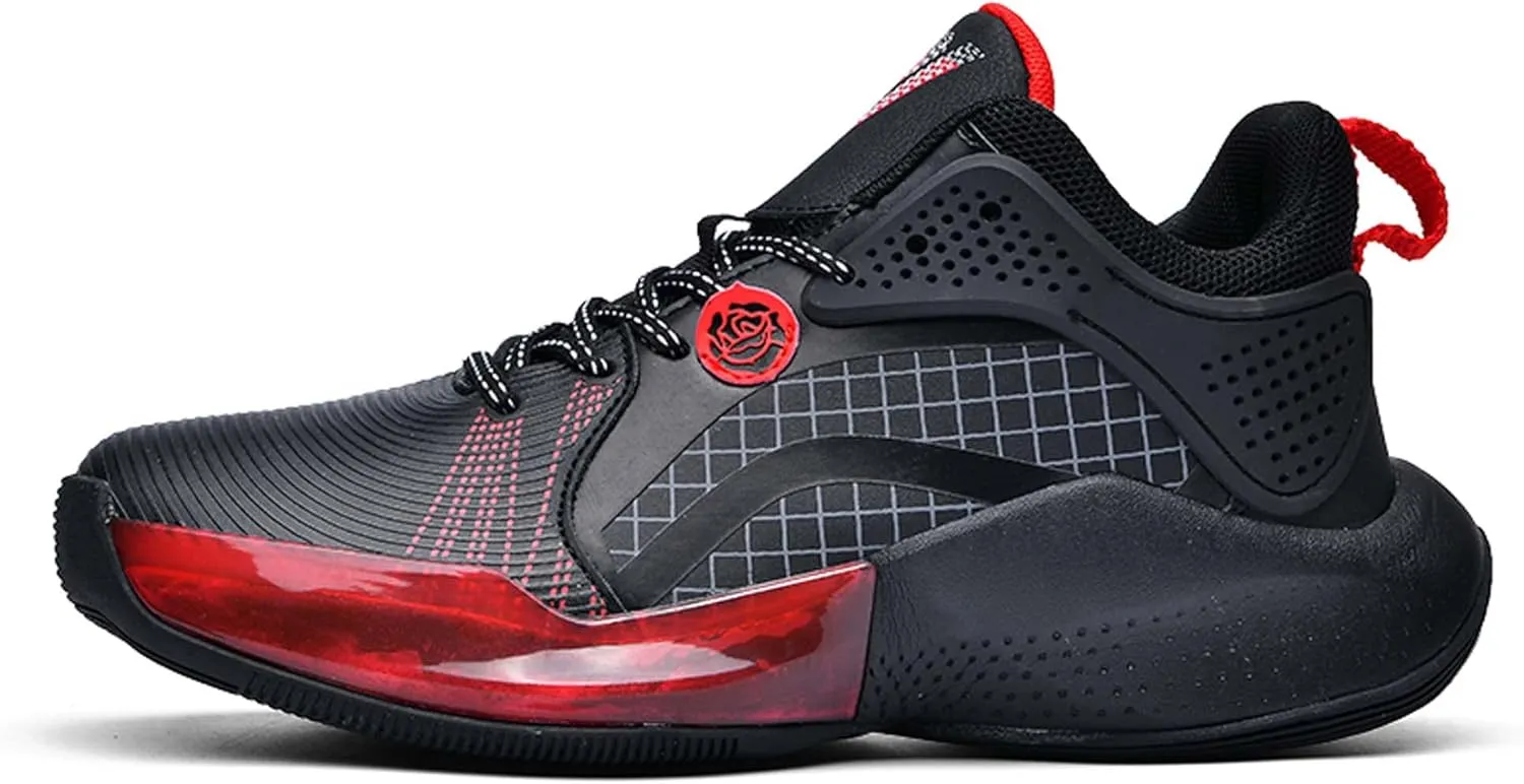 High Top Mens Basketball Shoes Fashion Running Sneakers Non Slip Training Athletic Shoes for Fitness Streetball Boots