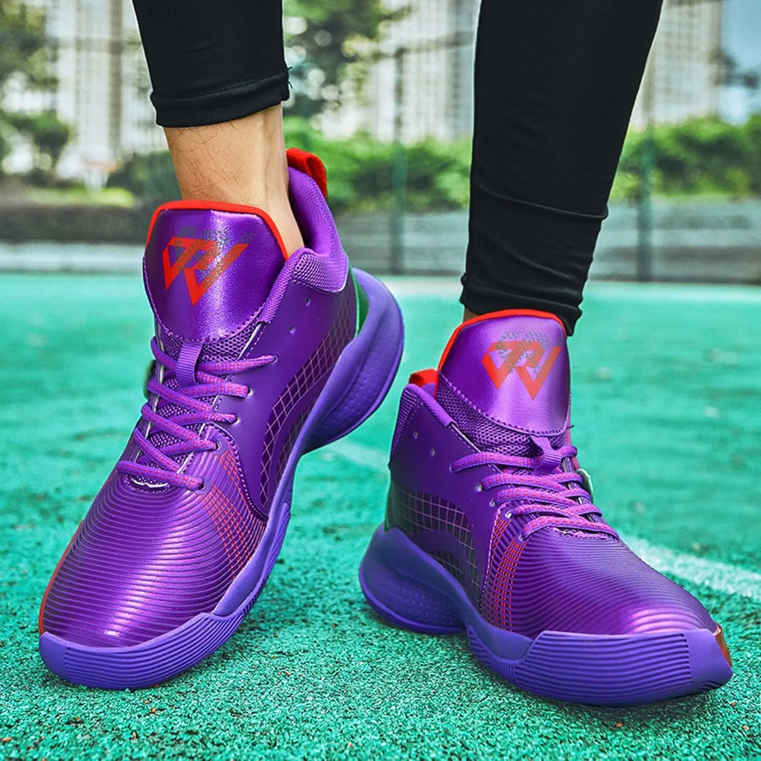 High Top Mens Basketball Shoes Fashion Running Sneakers Non Slip Training Athletic Shoes for Fitness Streetball Boots