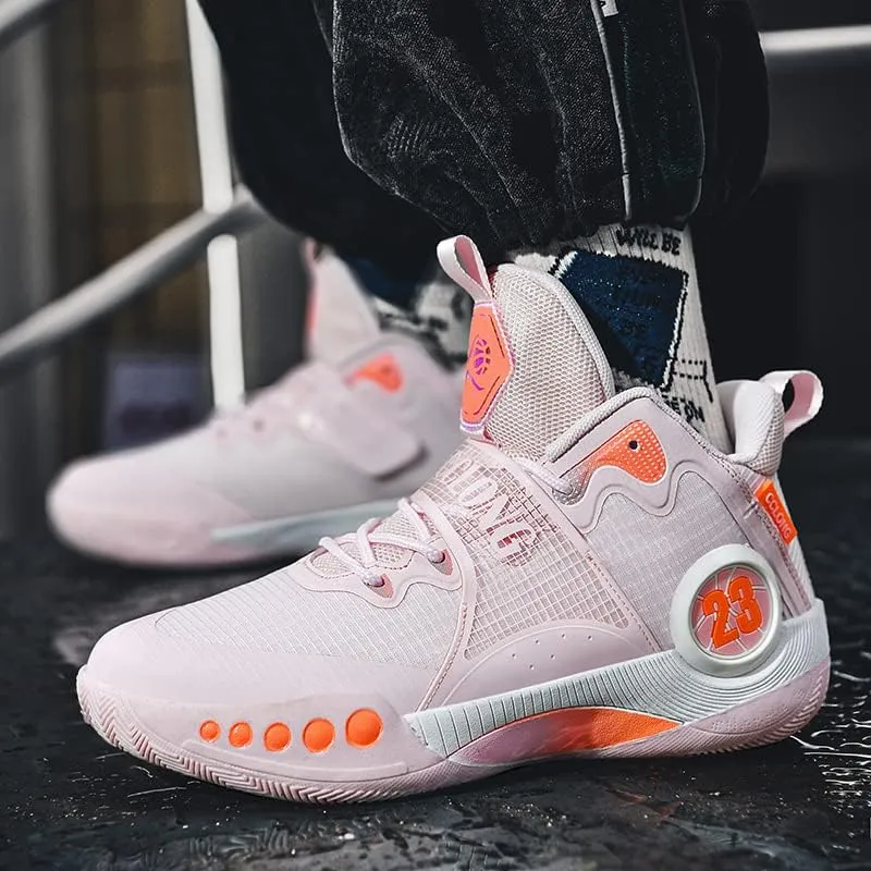 High Top Womens Mens Basketball Shoes Fashion Colorful Painting Running Sneakers Breathable Non-Slip Outdoor Casual Lightweight Sport Shoes