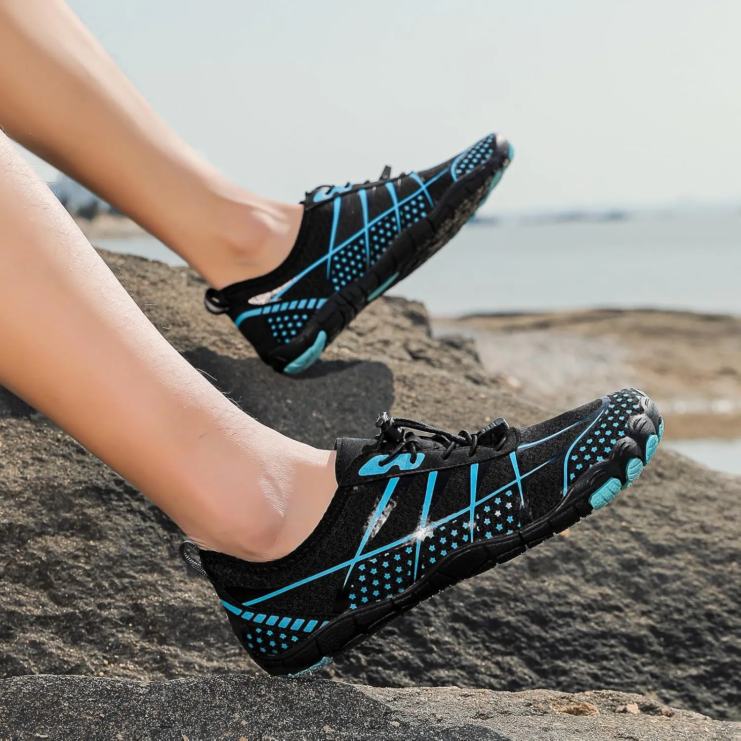 Hike Barefoot Shoes Womens Men Unisex Water Footwear Hiking Walking Running Sports Mens Minimalist Breathable Non-Slip Wide Toe Quick Dry Hiking Walking Athletic Breathable Anti-Slip Shoe