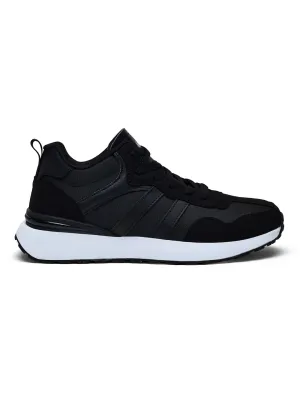 HINGE Black Men's Sneakers