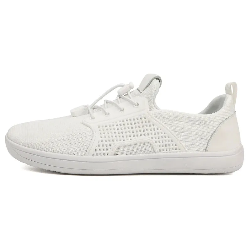 Hnzxzm Barefoot Sneakers Adult Cross-Trainer Wide Toe Box Men's Wide Minimalist Zero Drop Sole Casual Knitting Walking Shoes Large Size