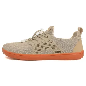 Hnzxzm Barefoot Sneakers Adult Cross-Trainer Wide Toe Box Men's Wide Minimalist Zero Drop Sole Casual Knitting Walking Shoes Large Size