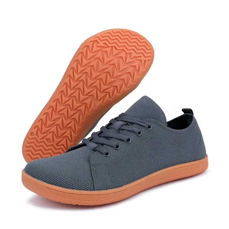 Hnzxzm New Men's Minimalist Barefoot Sneakers Wide Fit Zero Drop Sole Optimal Relaxation Men's Cross Trainer Barefoot Shoes Sneakers