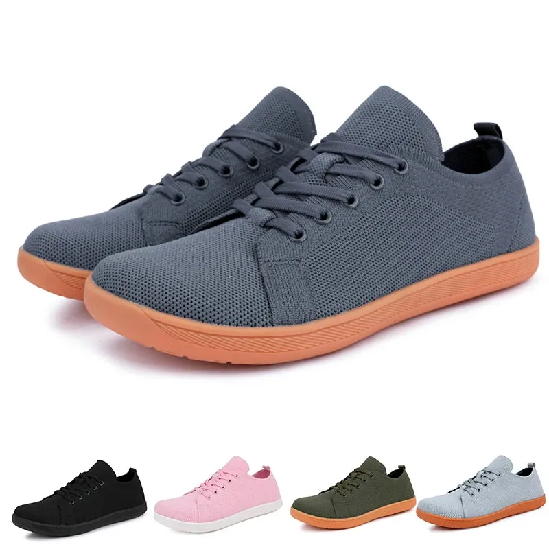 Hnzxzm New Men's Minimalist Barefoot Sneakers Wide Fit Zero Drop Sole Optimal Relaxation Men's Cross Trainer Barefoot Shoes Sneakers