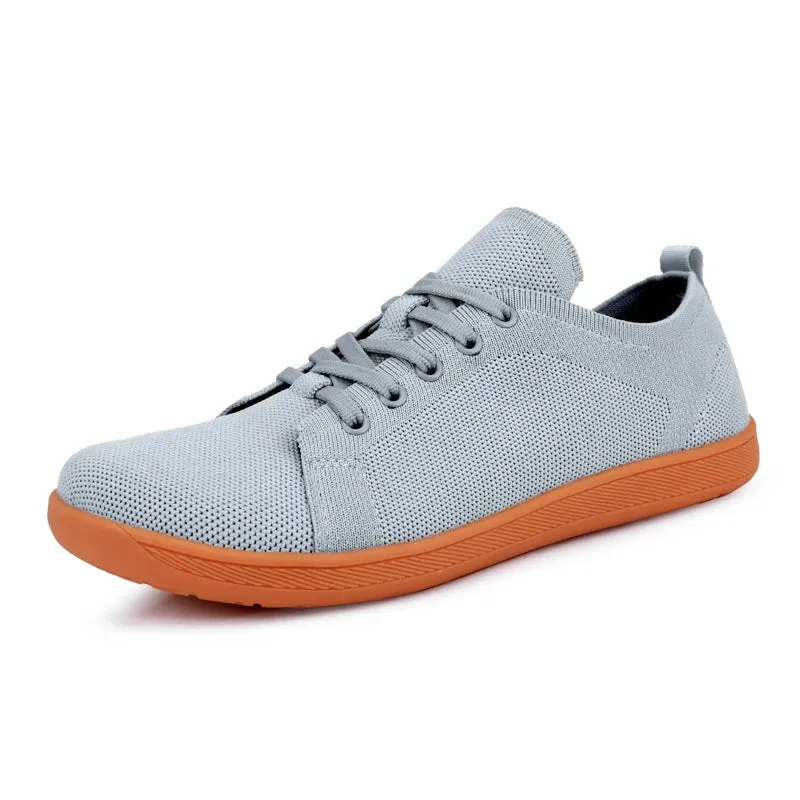 Hnzxzm New Men's Minimalist Barefoot Sneakers Wide Fit Zero Drop Sole Optimal Relaxation Men's Cross Trainer Barefoot Shoes Sneakers