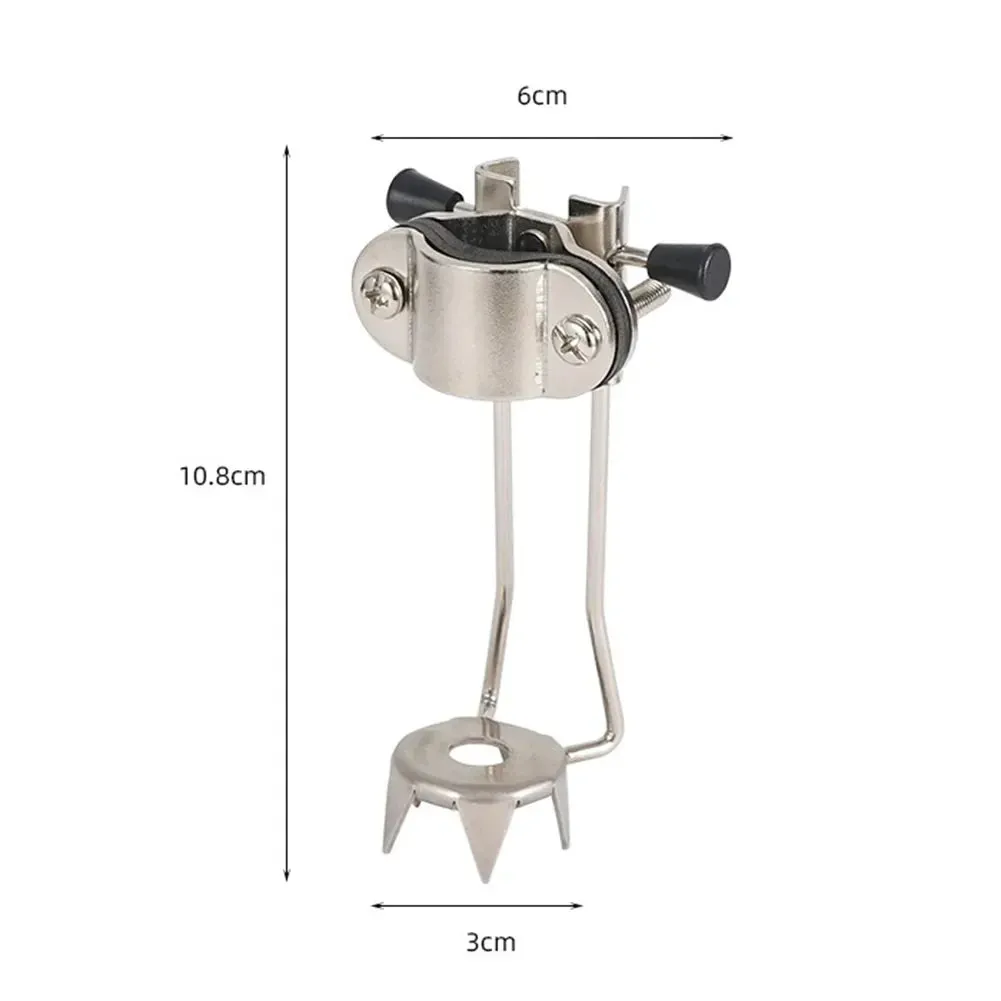 Ice Claw Crampon Stainless Steel Hiking Grip Crutches Anti-skid Non Slip for Winter Outdoor Snow Mountaineering Claw