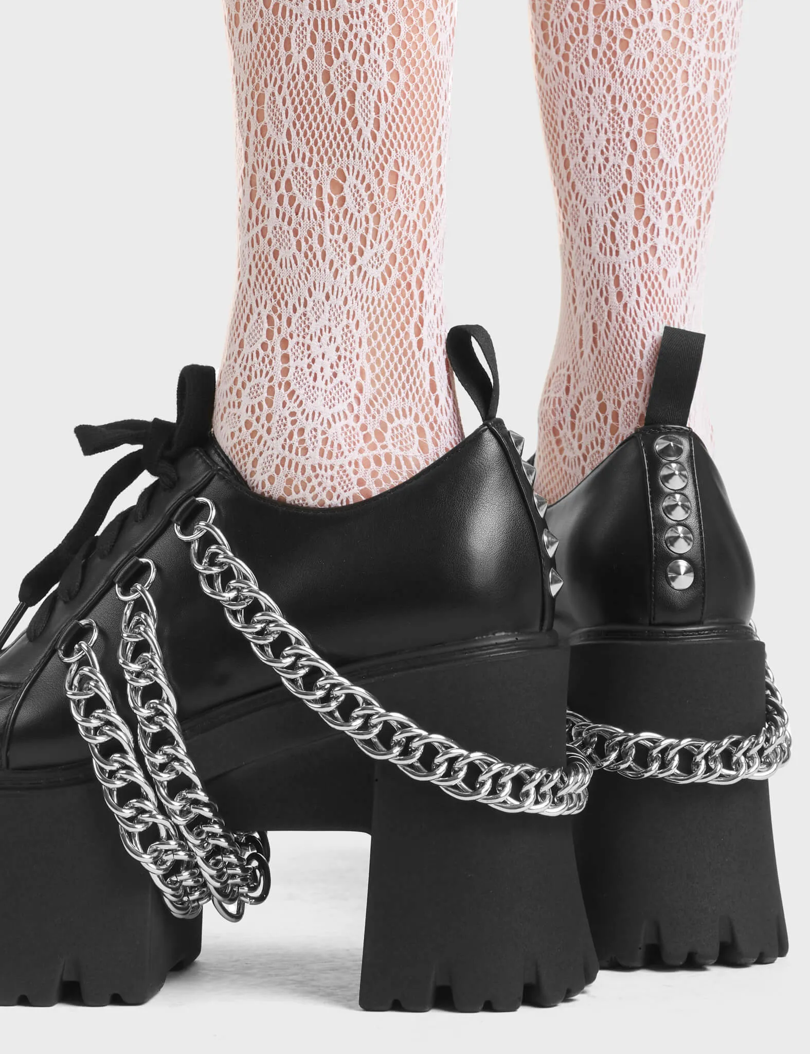 Illusion Chunky Platform Shoes