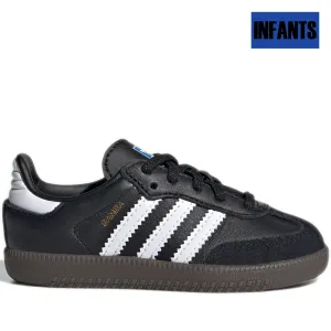 Infants Adidas Samba OG Shoes - Core Black / Cloud White / Gum