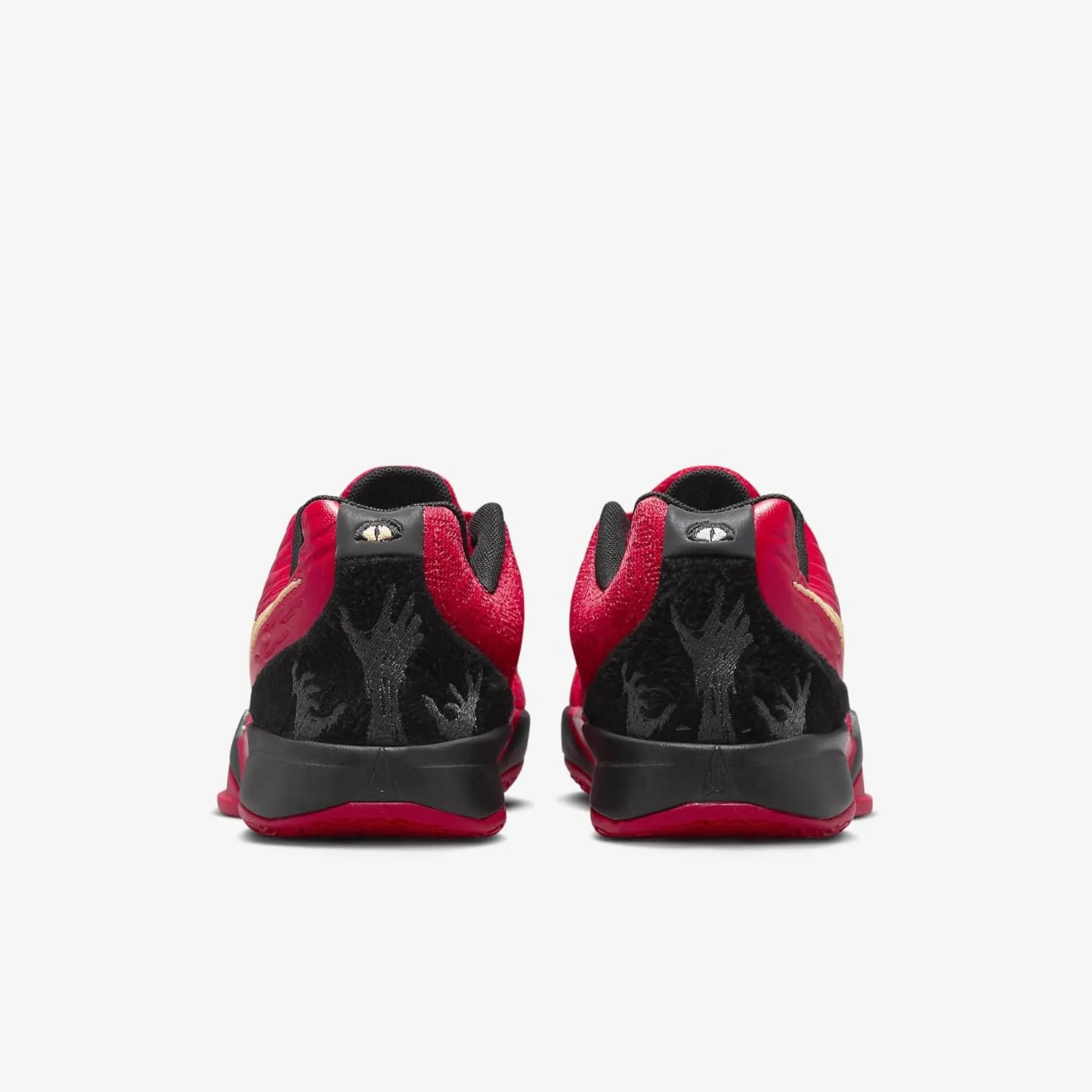 Ja 2 "Nightmare Big Kids' Basketball Shoes (IB7249-600, University Red/Black/Jade Horizon/Celestial Gold)