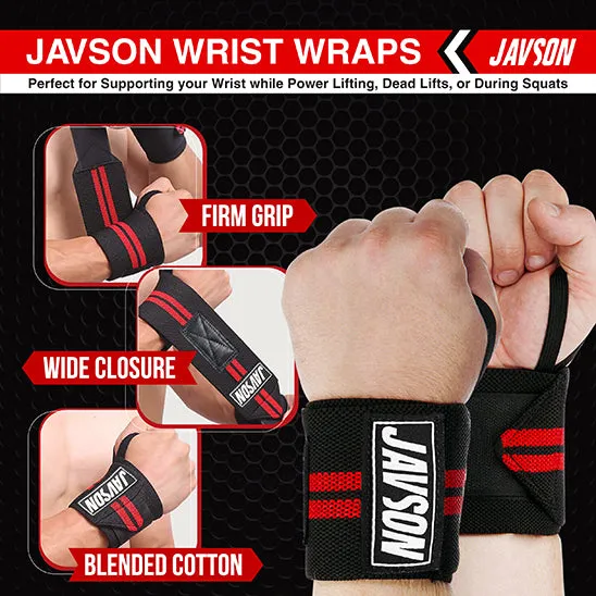 JAVSON ELASTIC WRIST WRAPS FOR FITNESS WORKOUT