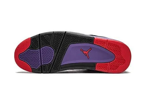 Jordan Air 4 Retro (Black/Court Purple-University 7.5)