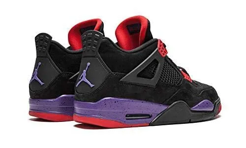 Jordan Air 4 Retro (Black/Court Purple-University 7.5)