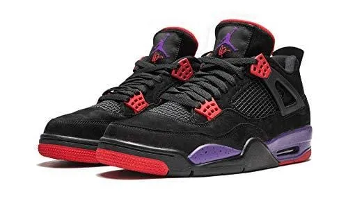 Jordan Air 4 Retro (Black/Court Purple-University 7.5)