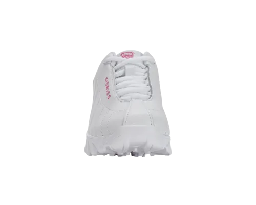 K-Swiss Kids St329 White Shocking Pink Shoes