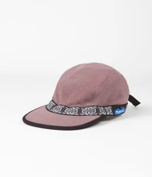 Kavu Fleece 4 Panel Fleece Strap Cap - Rose Brown
