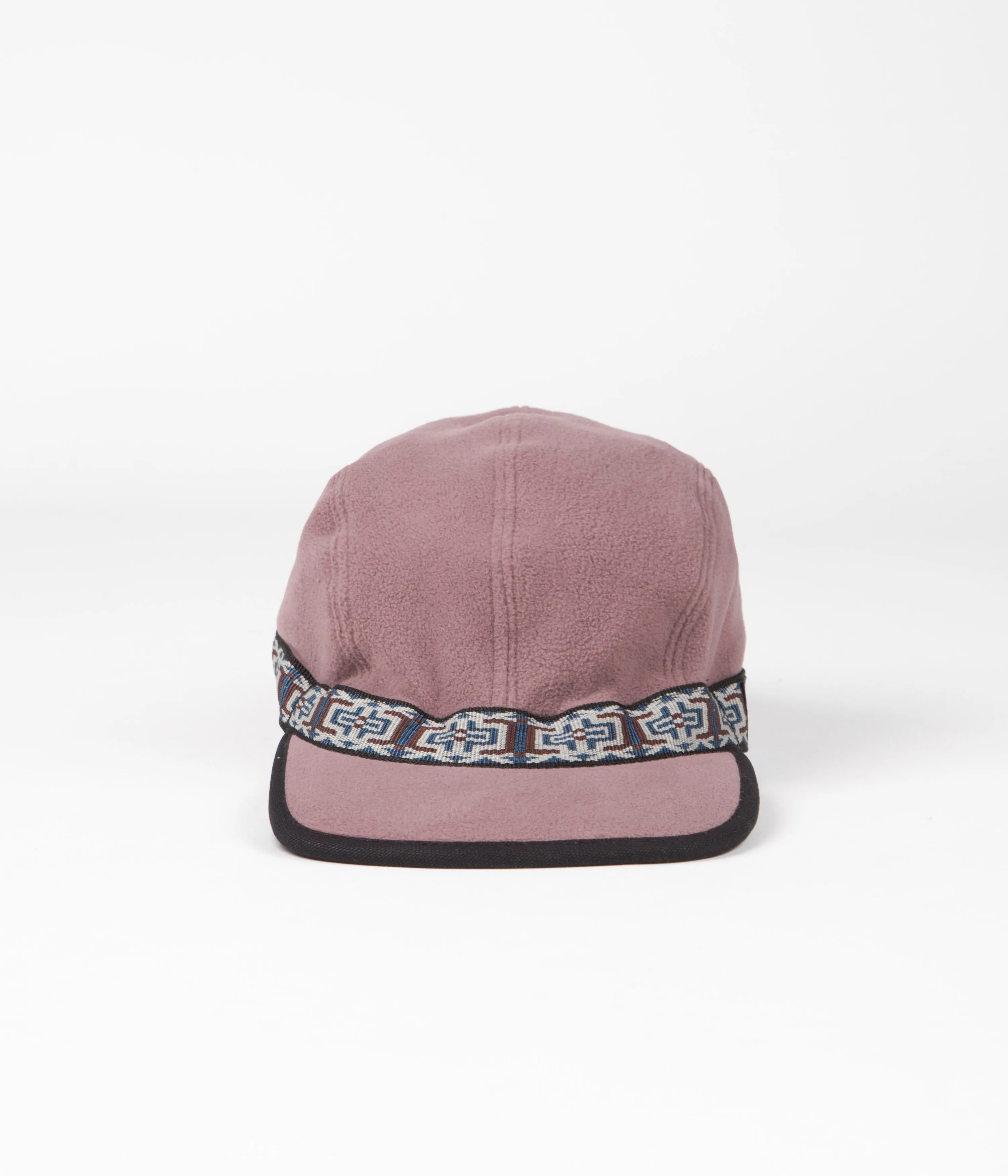 Kavu Fleece 4 Panel Fleece Strap Cap - Rose Brown