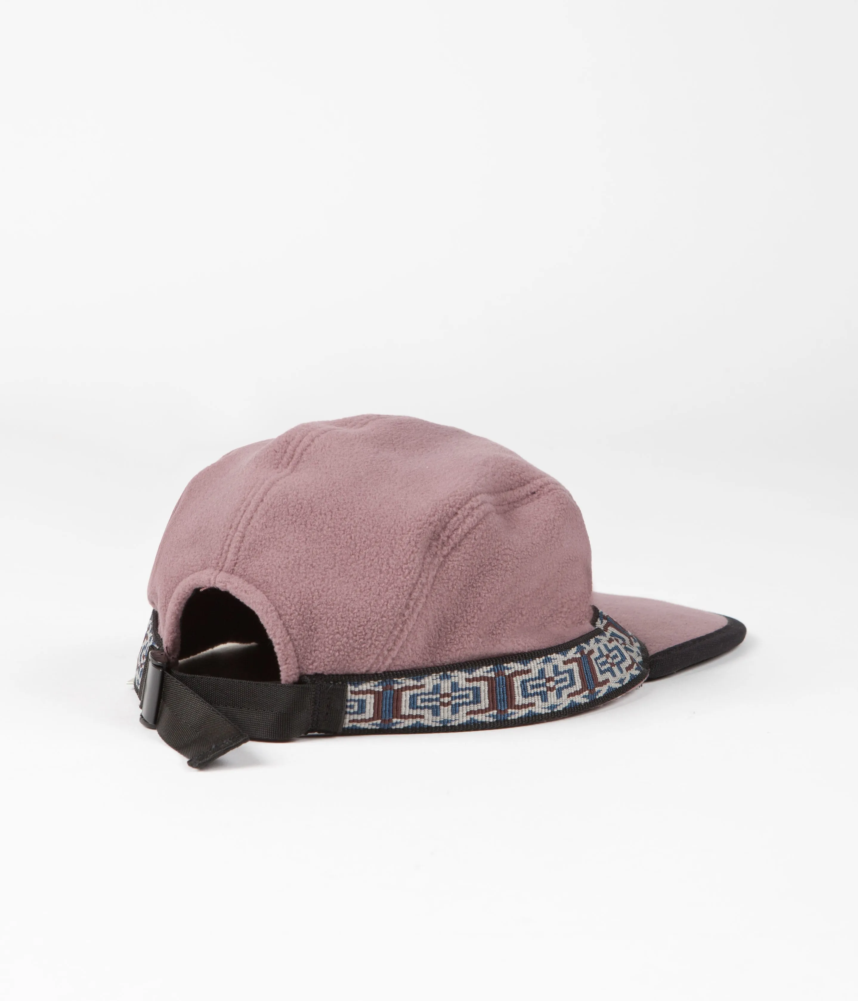 Kavu Fleece 4 Panel Fleece Strap Cap - Rose Brown