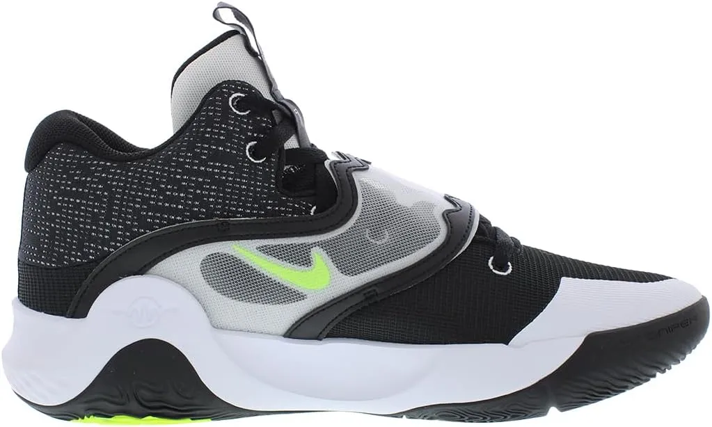 KD Trey 5 X Basketball Shoes (DD9538-007, Black/Volt/White)