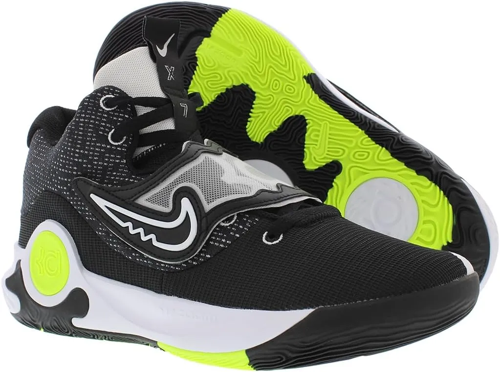 KD Trey 5 X Basketball Shoes (DD9538-007, Black/Volt/White)