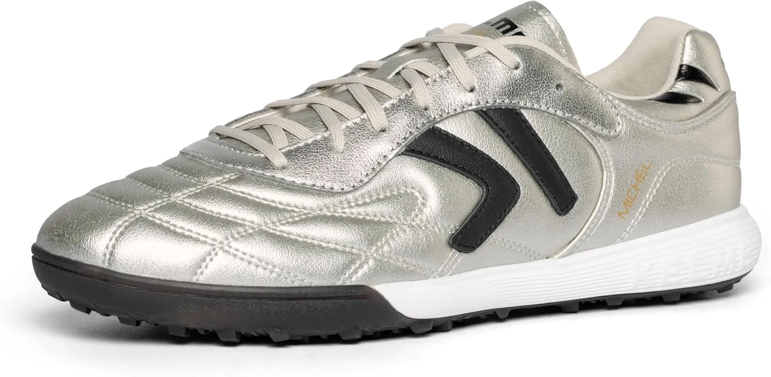 KELME Leather Indoor Soccer Shoes Futsal Turf Soccer Shoes Man Women Football Athletic Sneakers