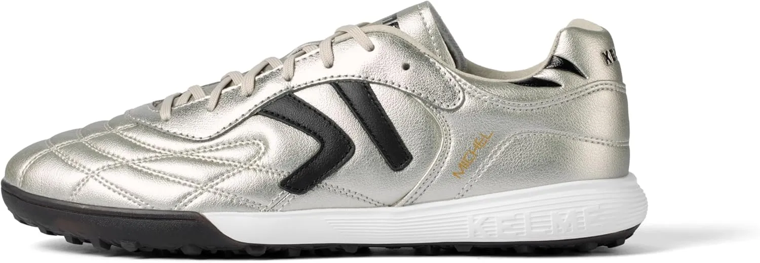 KELME Leather Indoor Soccer Shoes Futsal Turf Soccer Shoes Man Women Football Athletic Sneakers