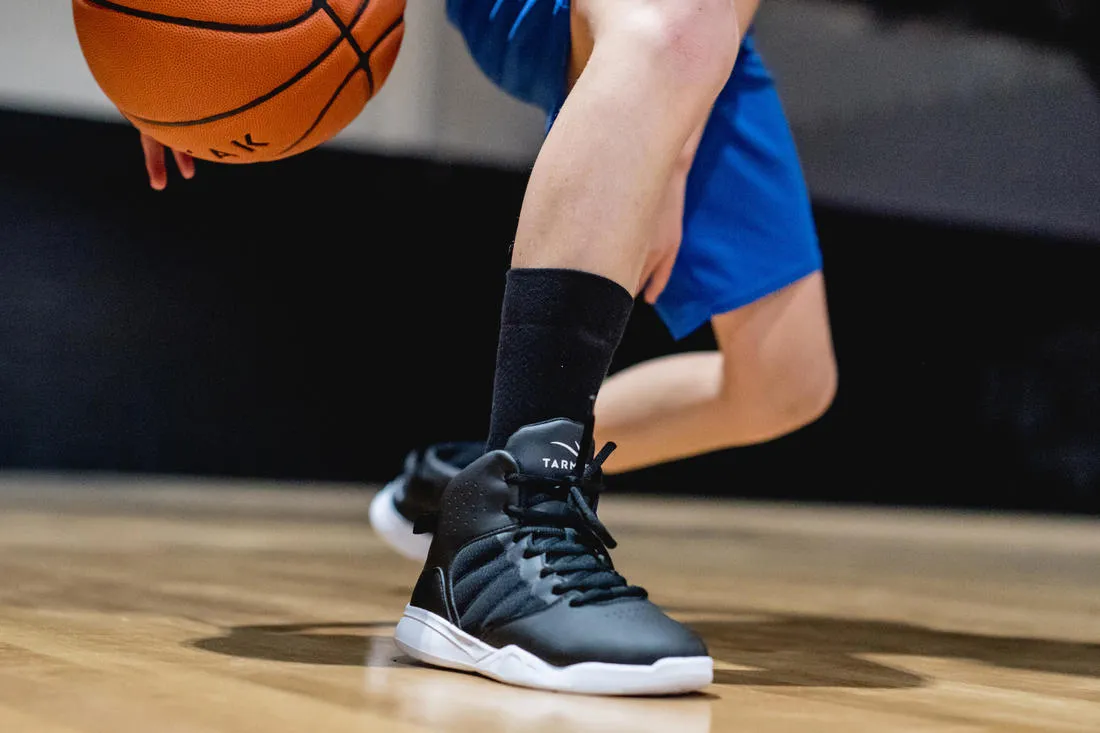 Kids' Beginner Basketball Shoes SS100 - Black